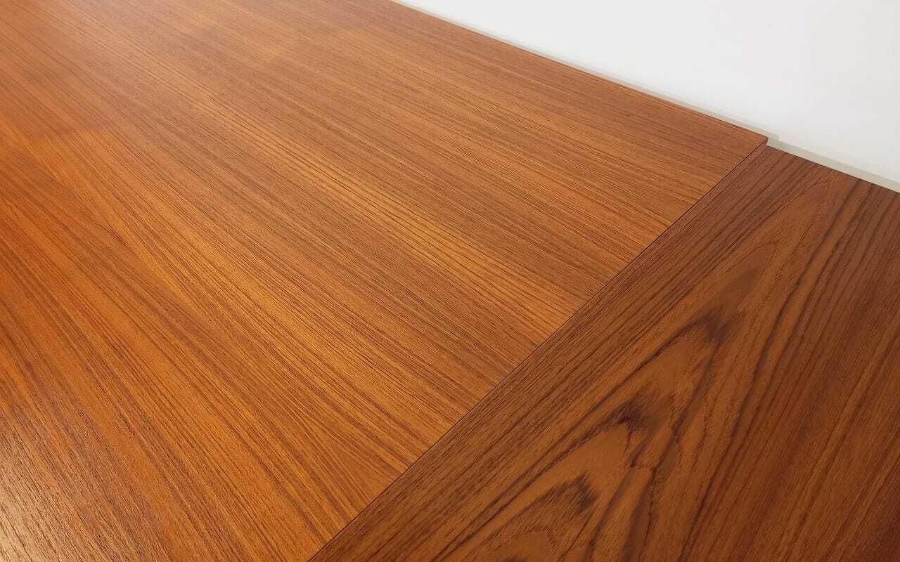 Table rectangulaire scandinave en teck photo 1209.0