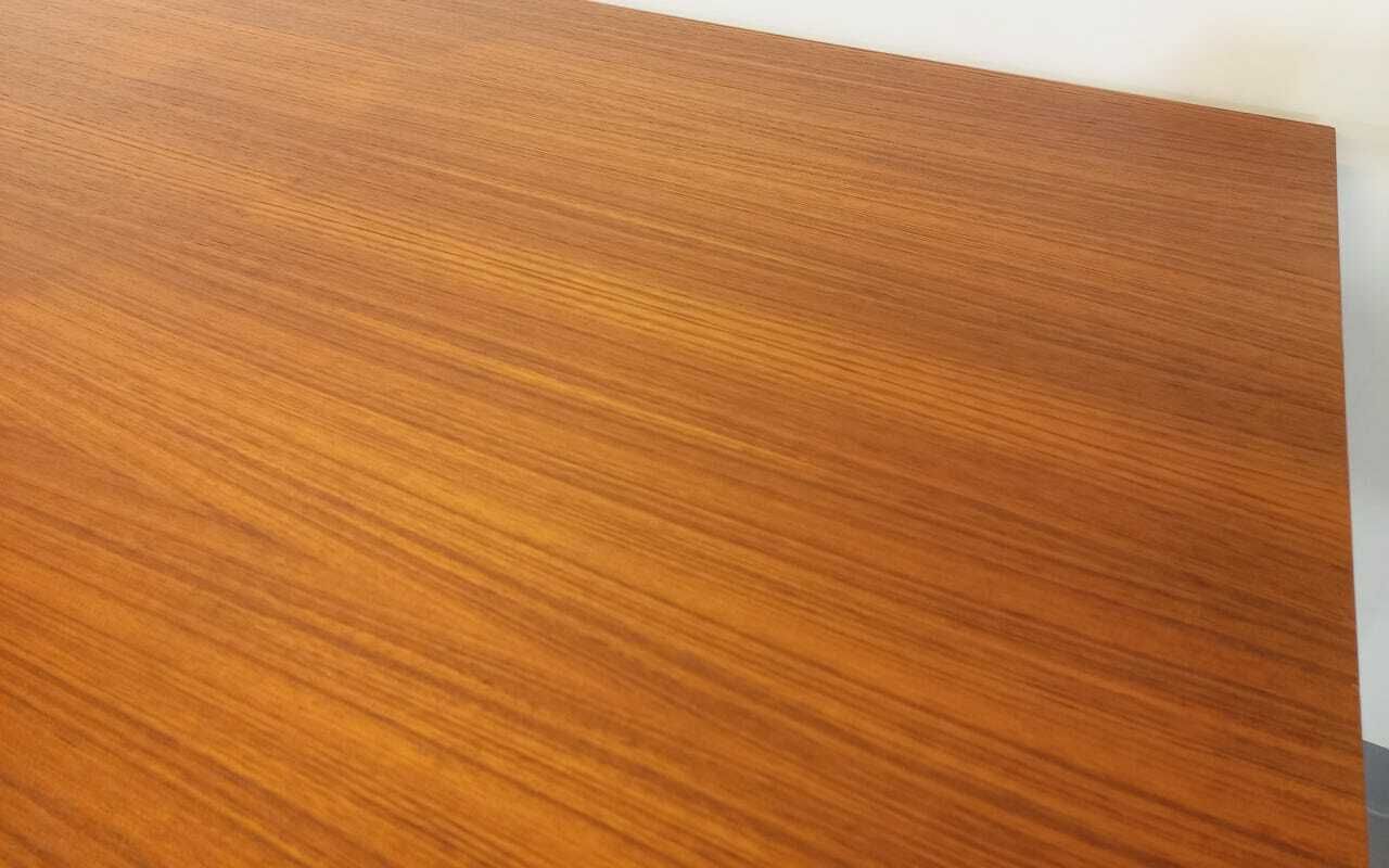 Table rectangulaire scandinave en teck photo vintage