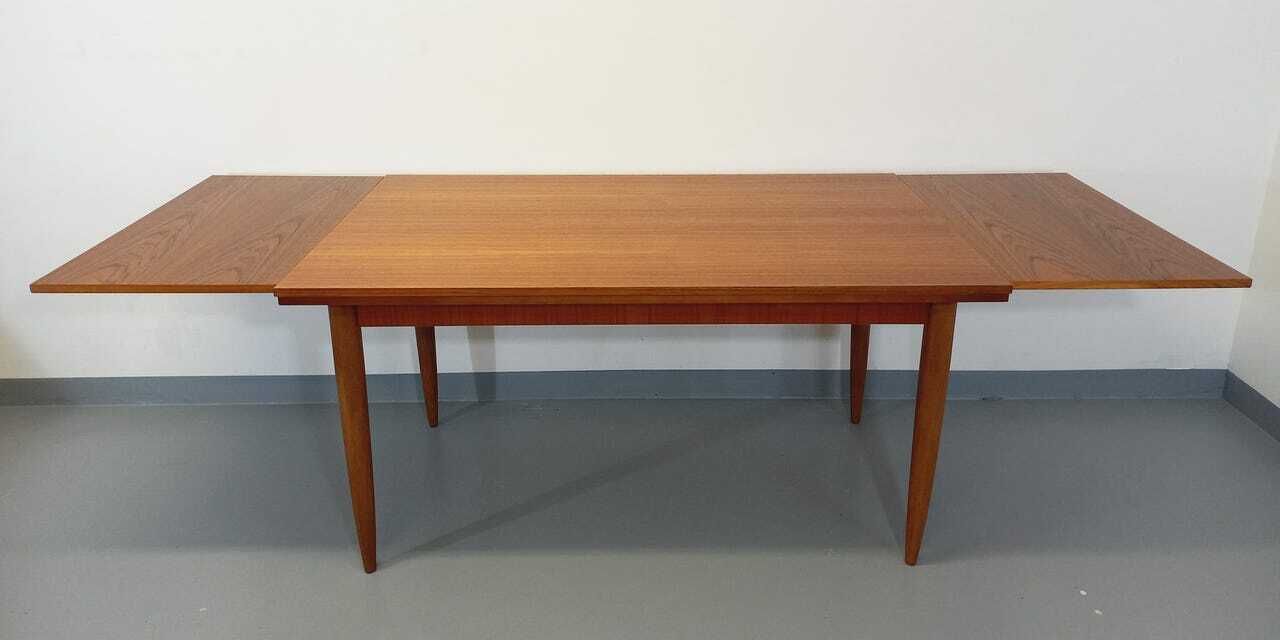 1209.0 Table rectangulaire scandinave en teck photo