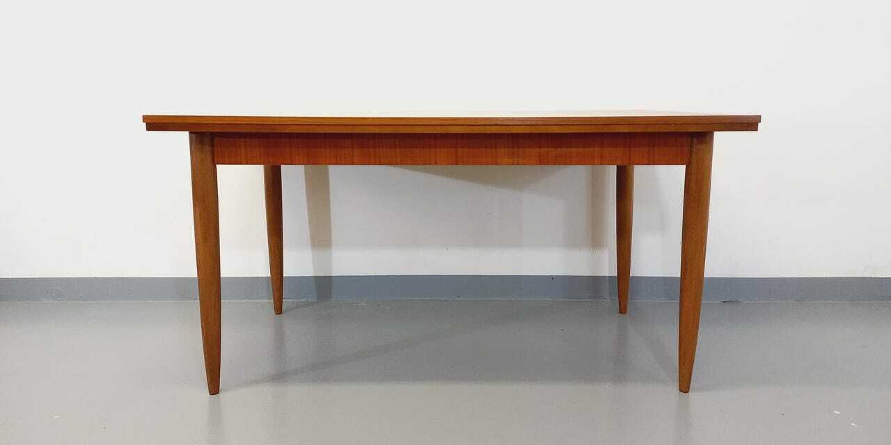 photo buy Table rectangulaire scandinave en teck