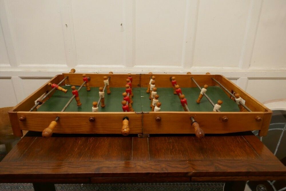 French Wooden Table Top Football Soccer Game
