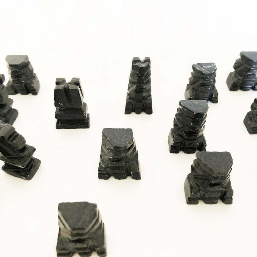 Precious Alabaster Chessboard  Art photo furniture