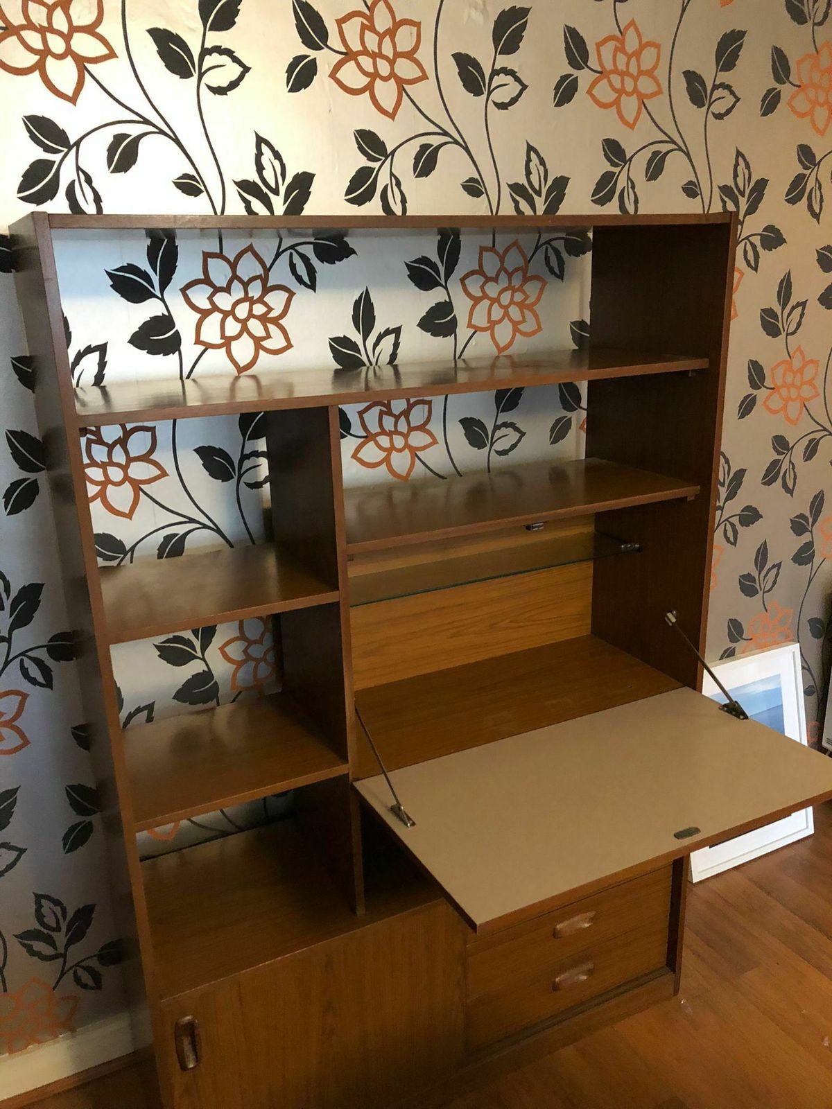 1960's Mid Century Shelf Unit By Schreiber photo furniture