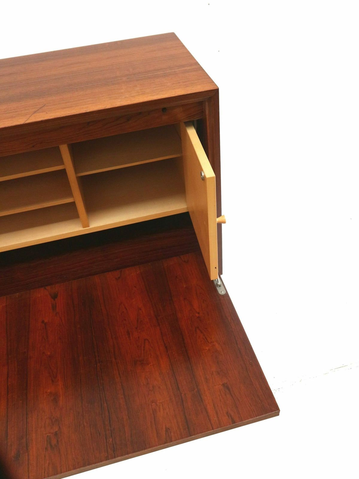 Vintage Rosewood Hanging Desk / Sideboard Made In The 60s photo for sale