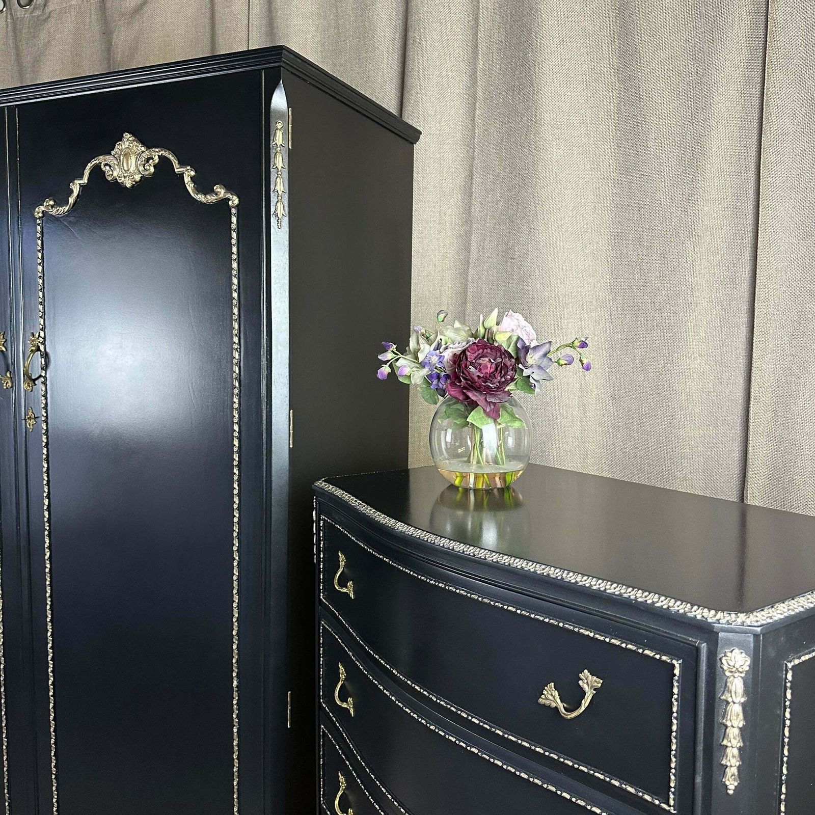 Painted Bedroom Set Wardrobe & Chest Of Drawers Olympus Furniture Bedroom Furniture Set photo for sale