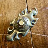 Superb Art Nouveau Brass Bell Push photo for sale