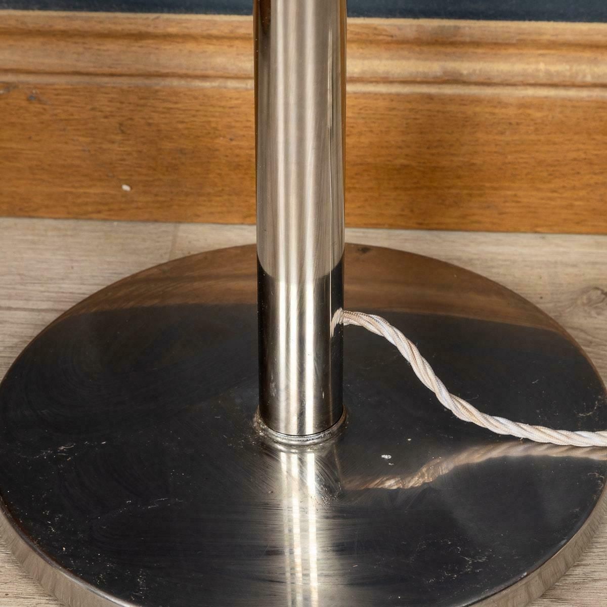 photo for sale 20th Century Floor Lamp With Hand Blown Venetian Glass Shade, Murano Italy