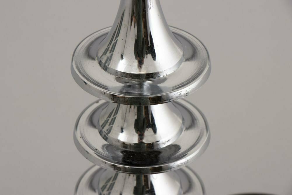 British Modernist Art Deco Table Lamp With Original Opal Glass Shade C.1930 photo 480.0