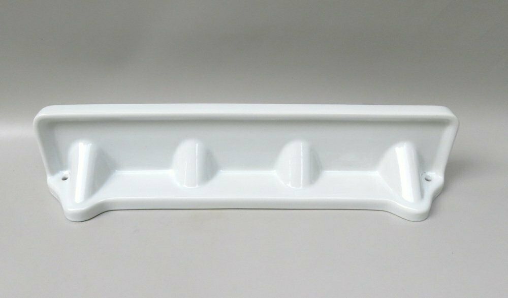 photo for sale Bathroom Tray Wall Console In Porcelain White, 1950s