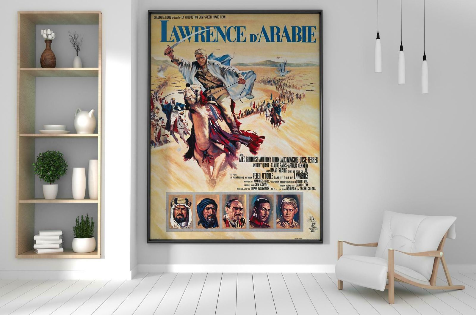 Lawrence Of Arabia 1963 French Grande Film Movie Poster photo furniture