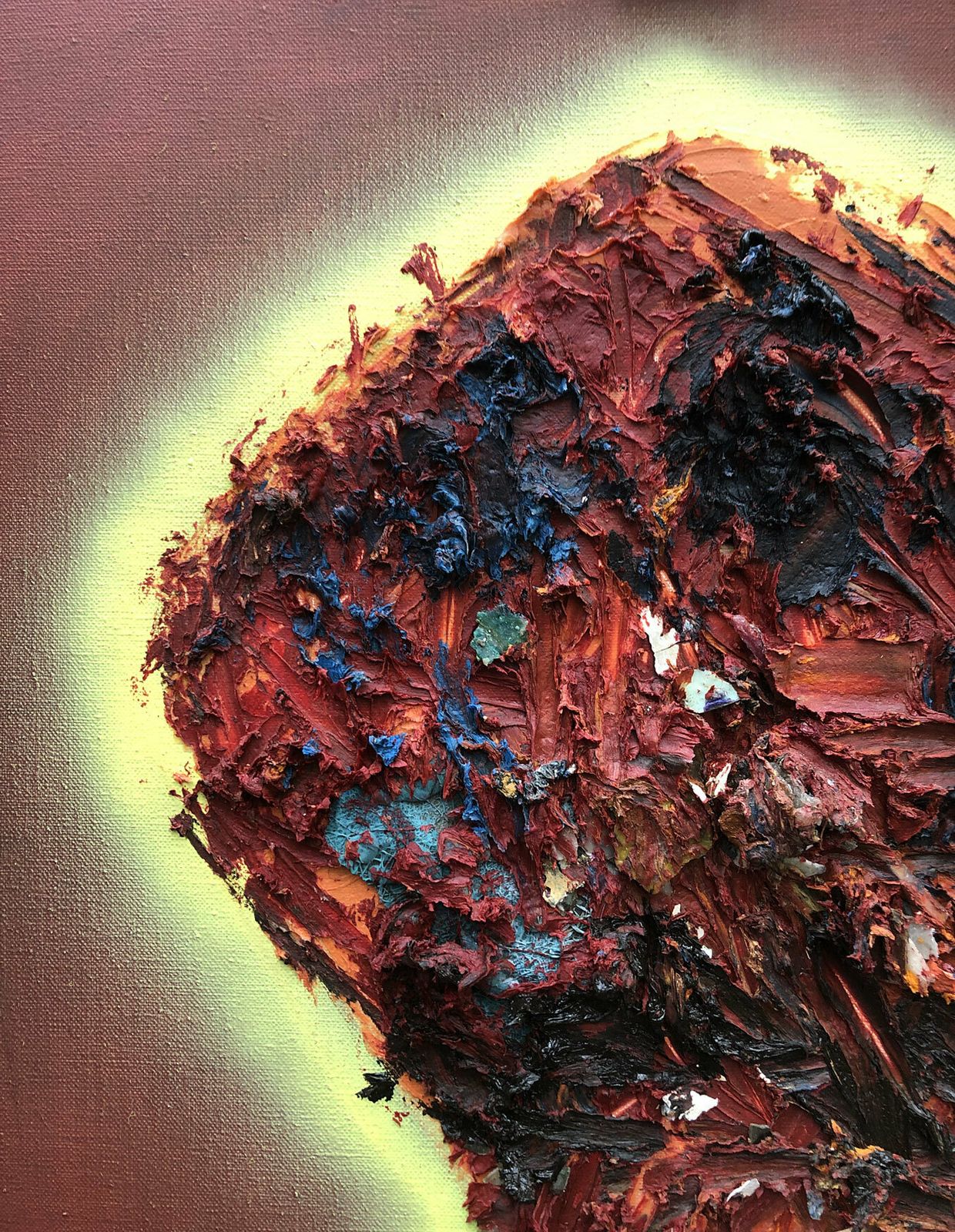 Intense Contemporary Abstract Painting: Rafal Zawistowski, “Pius Xi”, 2012 photo furniture