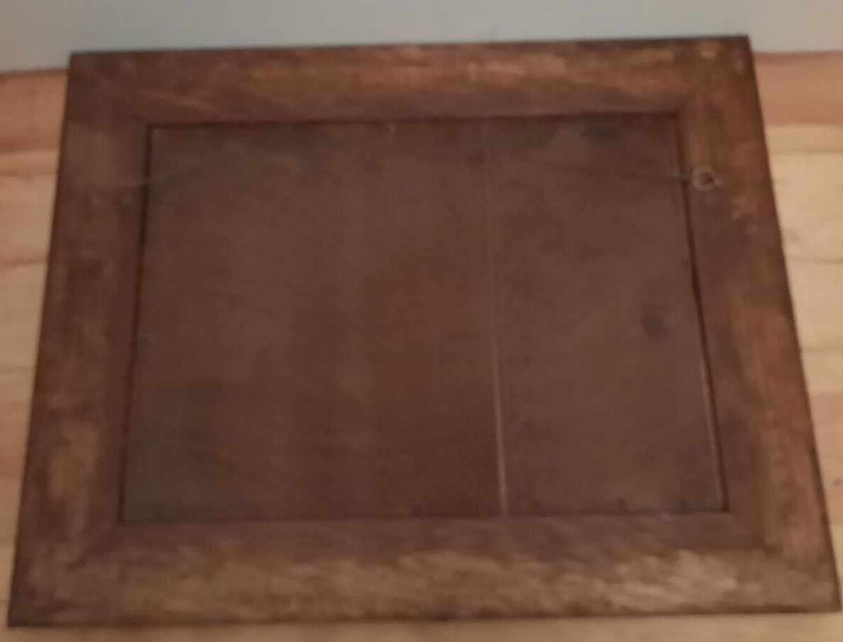 Two Antique Oak Framed Prints The Cock Tavern And The Hand And Shears London photo 95.0