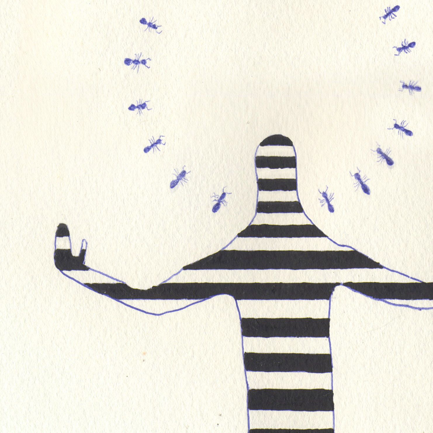 Naive/Visionary Contemporary Signed Drawing: Bertold Stallmach, “Untitled (Vending Machine Tree) ”, 2009 photo for sale