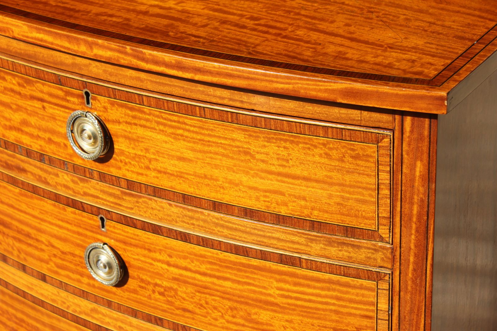 photo furniture Sheraton Revival Satinwood Chest