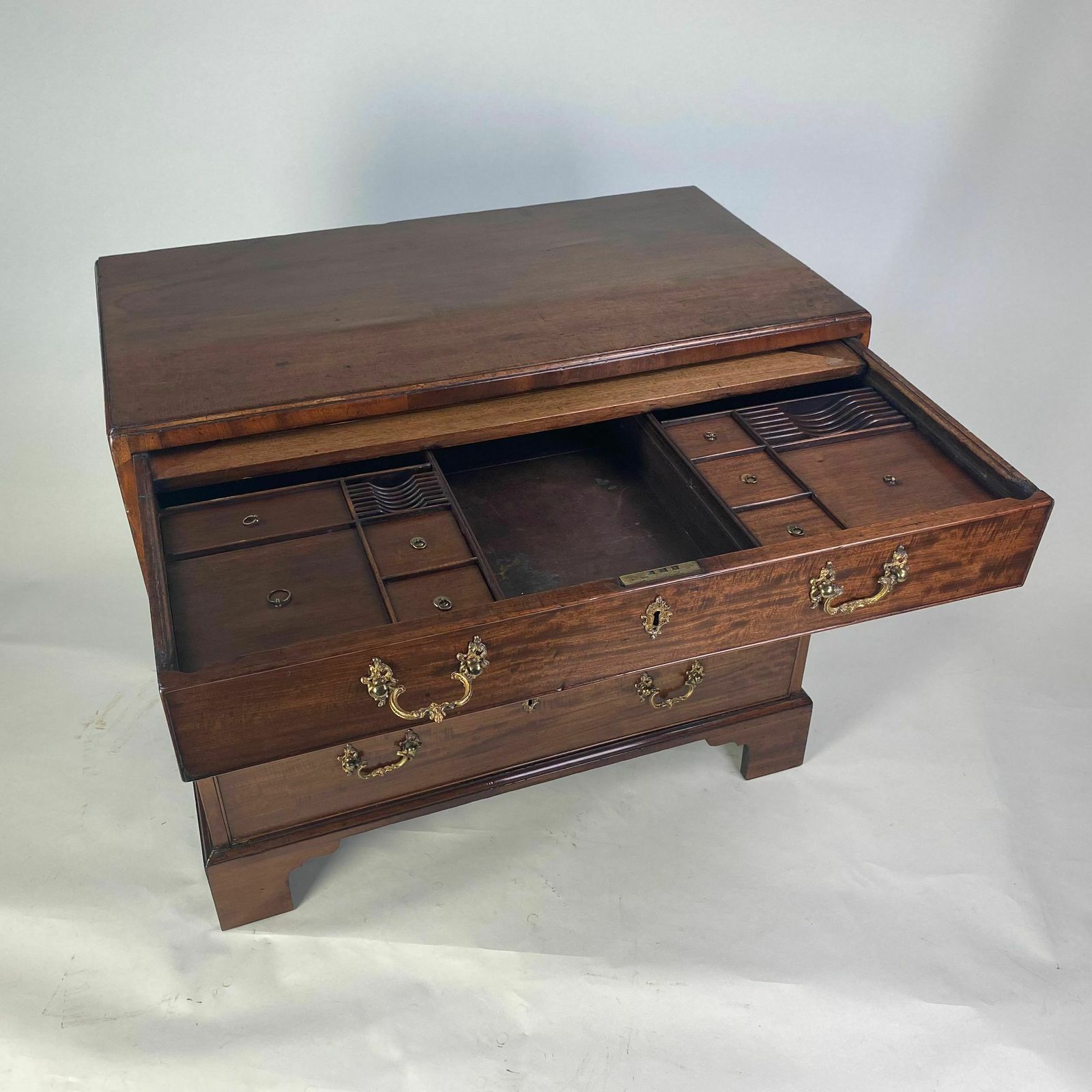 Small Chippendale Period Mahogany Chest Of Drawers photo 3600.0