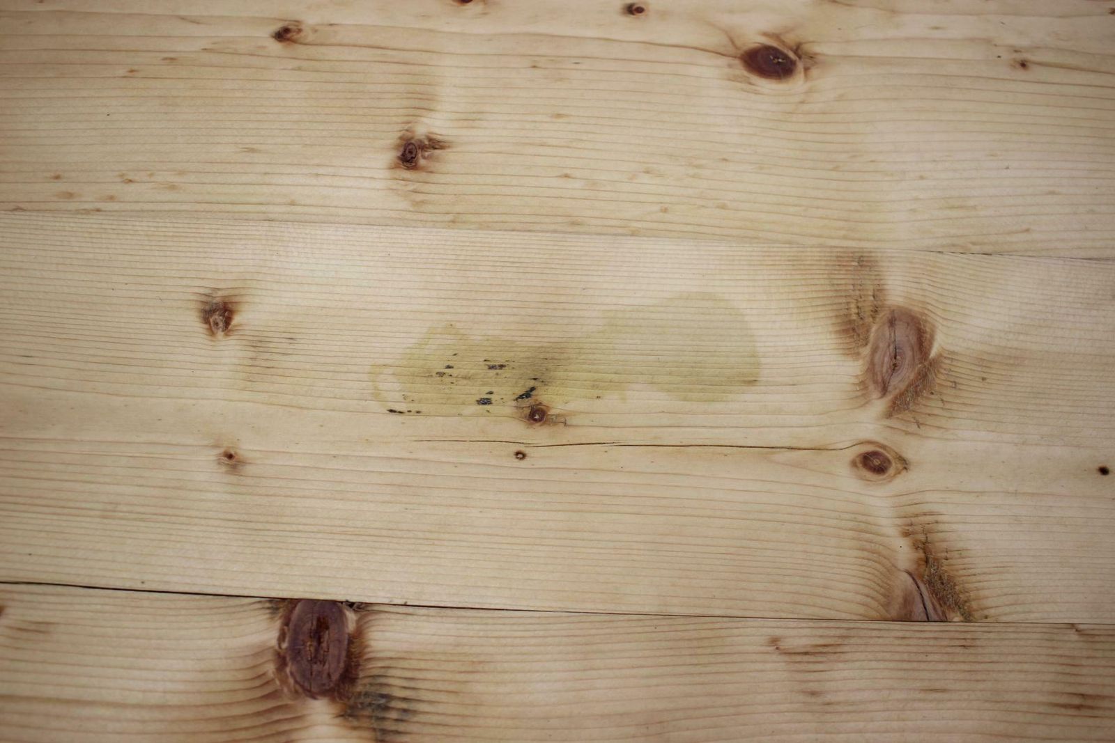 photo furniture 1950s Patinated Pine Tree Wooden Table, Czechoslovakia