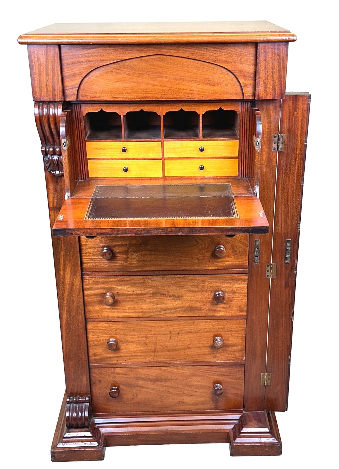 19th Century Mahogany Wellington Chest (England, Circa 1840) photo 5500.0