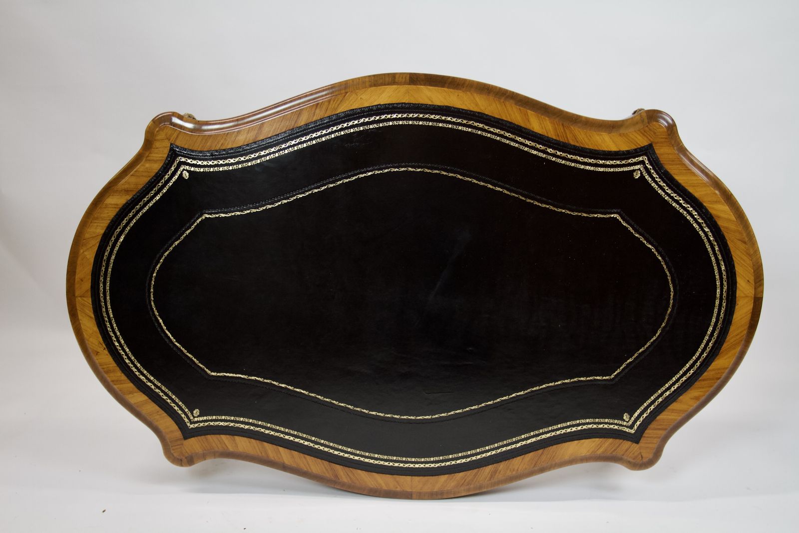 Fine C19th  French Kingwood & Marquetry Bureau Plat photo vintage