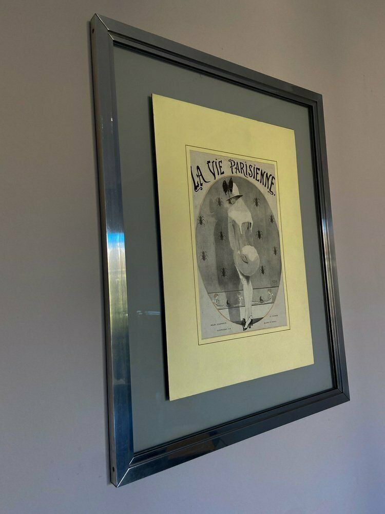 Art La Vie Parisienne Pour Charmer Le Cafard, 1913, Original Print, Framed photo