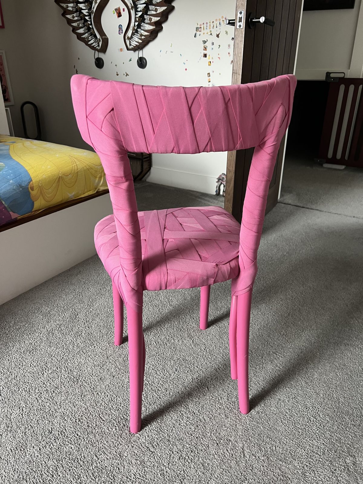 Peter Traag For Edra "Mummy" Chair In Pink photo furniture