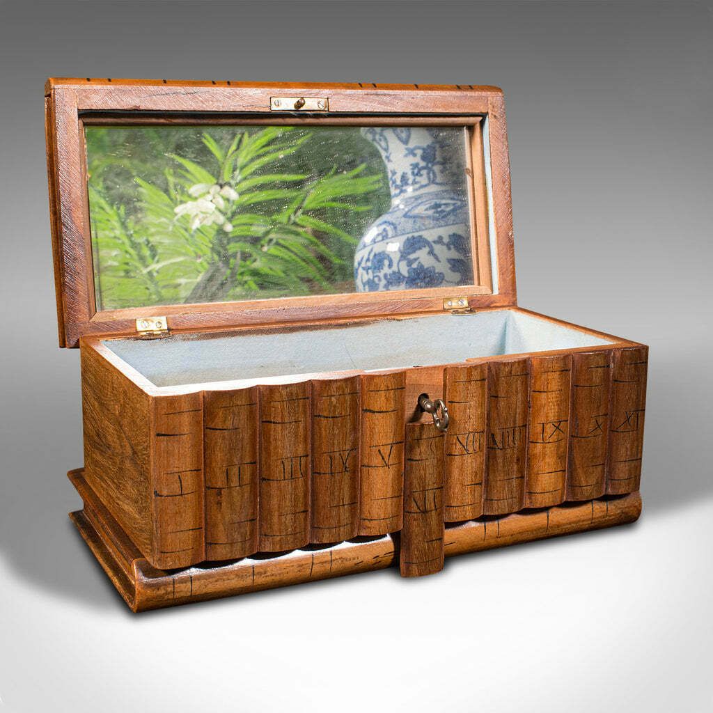 Antique Ladies Vanity Box, Italian, Olive Wood, Keepsake, Jewellery, Sorrento photo for sale
