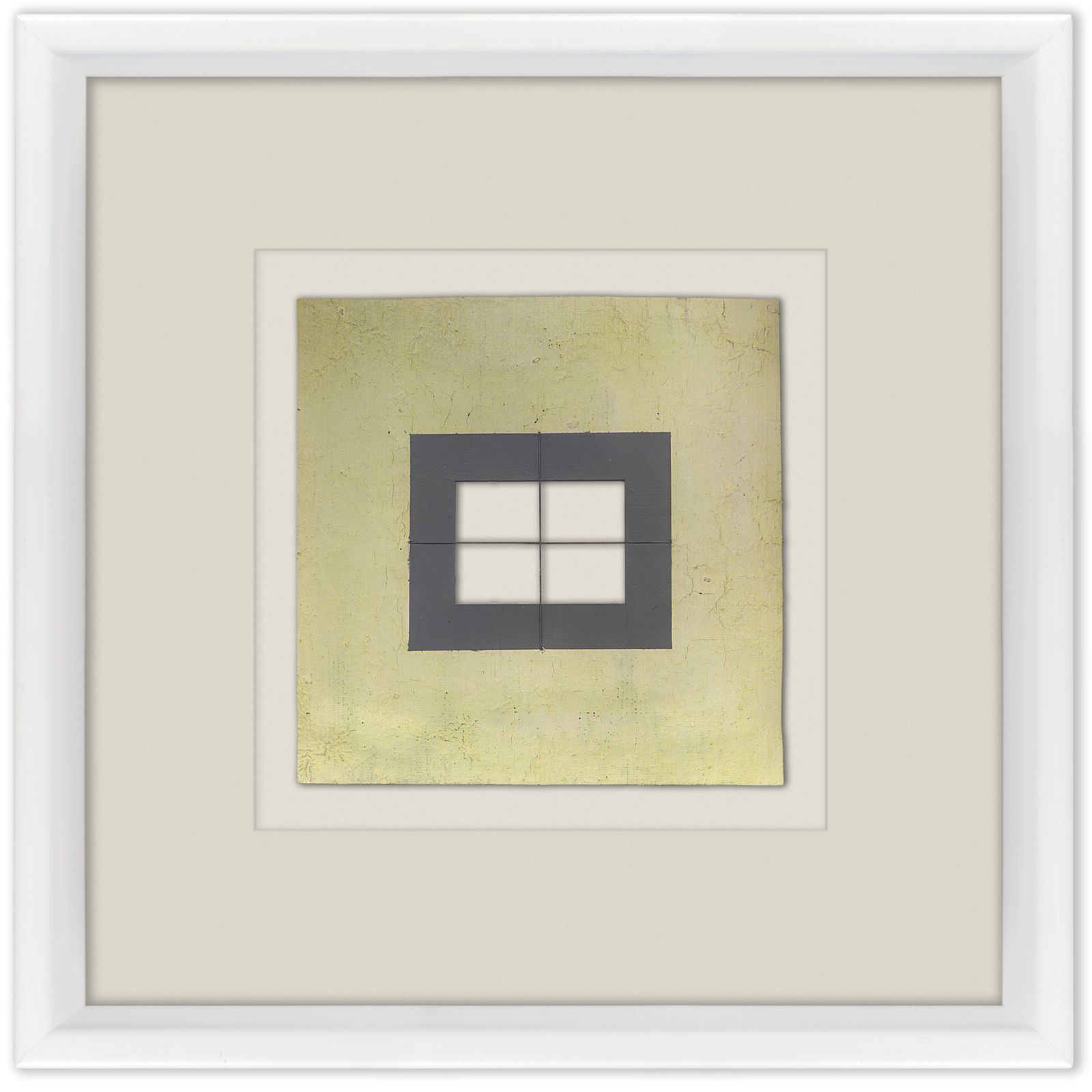 Minimalist Mixed Media Collage Painting: Sabine Straßburger, “Untitled”, 2011
