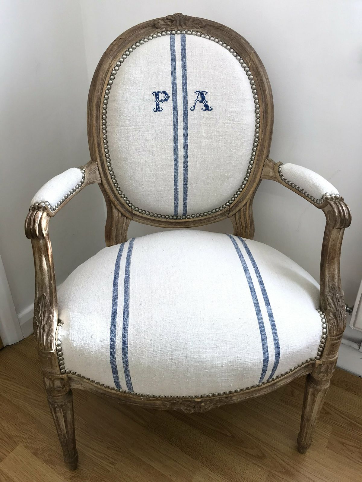 Reupholstered Louis XVI Chair