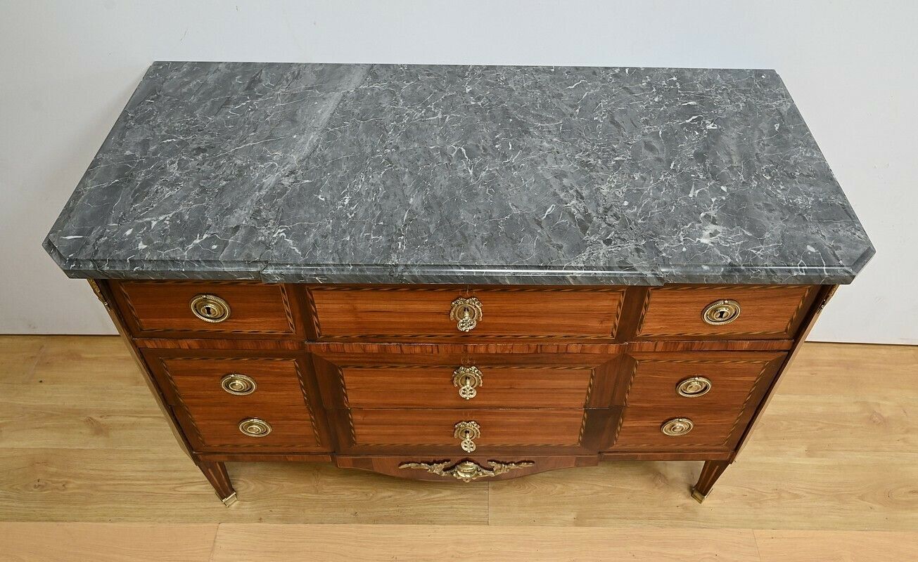 Important Louis XVI – 18th Century Writing Chest Of Drawers photo vinterior