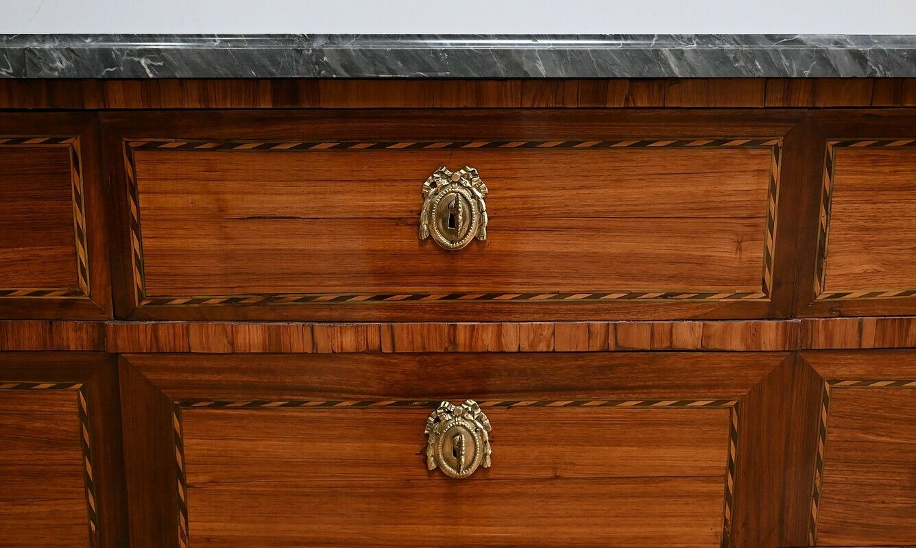photo buy Important Louis XVI – 18th Century Writing Chest Of Drawers