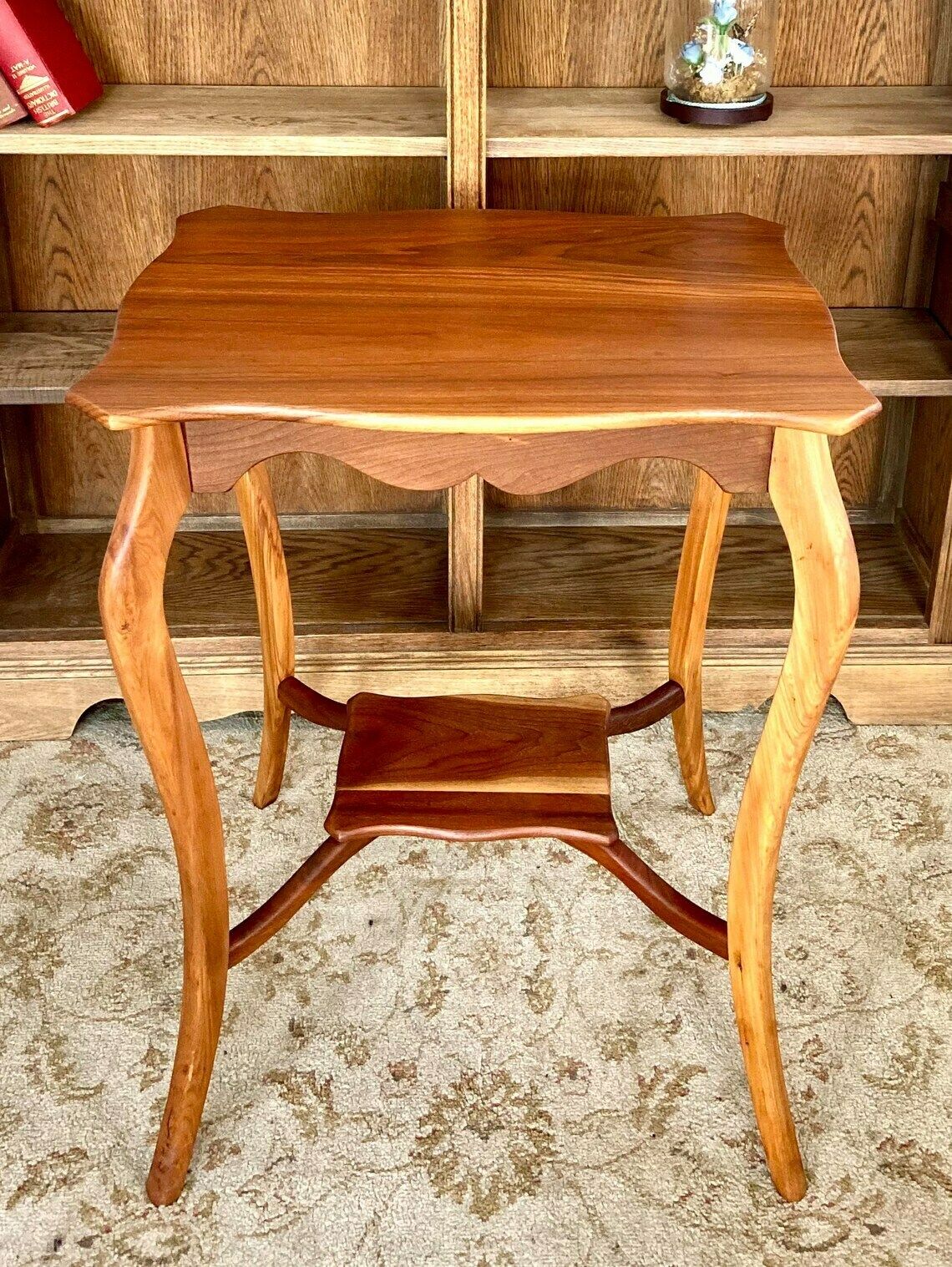 Vintage Edwardian Table / Two Tier Occasional Table Made In England 1900 1910 photo 200.0