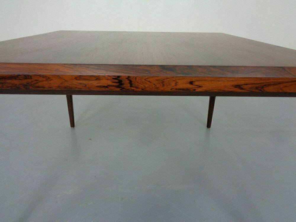 Furniture Rosewood Coffee Table By Johannes Andersen For Cfc Silkeborg, Denmark, 1950s photo