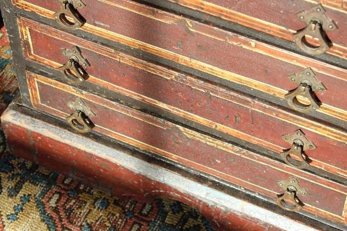 Late 19th Century Unusual Aesthetic Movement Painted Clerks Desk photo furniture