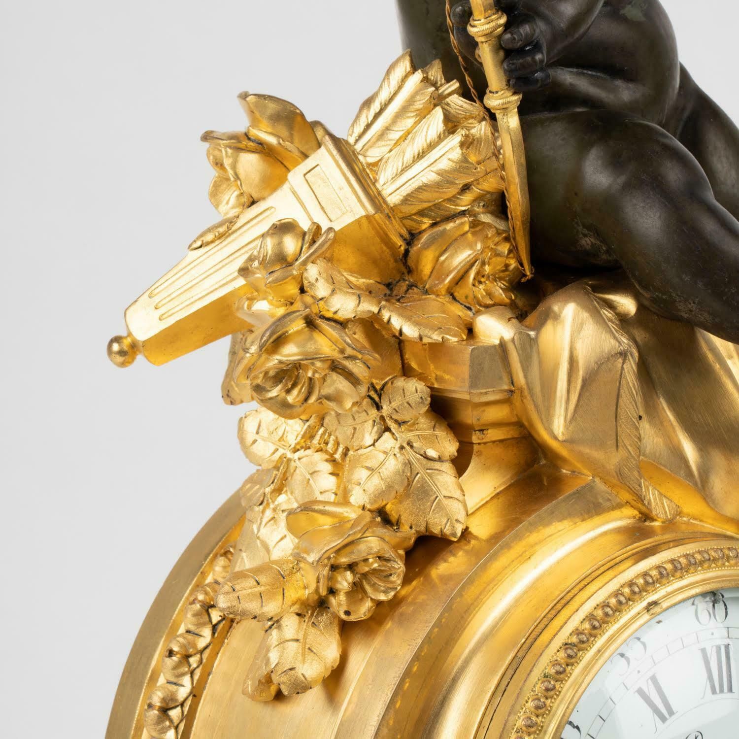 Home Decor Mantel Clocks From The 19th Century, Napoleon III Period. photo