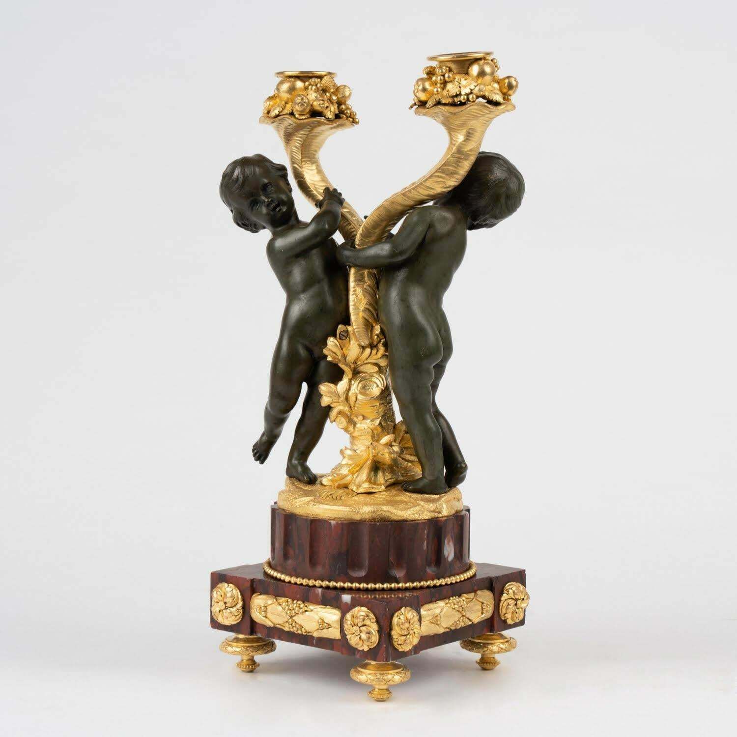 photo vintage Mantel Clocks From The 19th Century, Napoleon III Period.