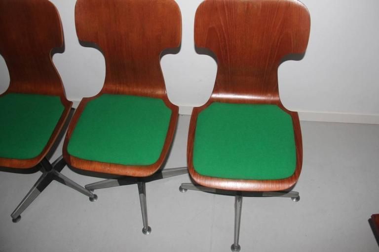 Carlo Ratti Original Chairs Mid Century Bentwood Italian Design photo 2280.0