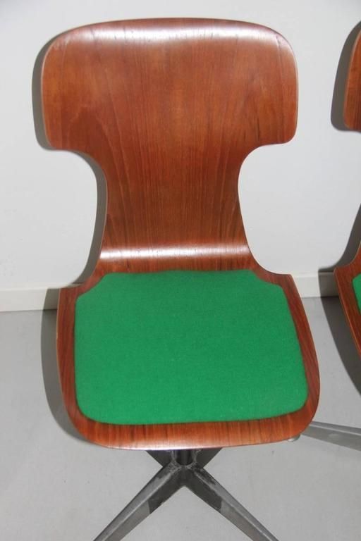 Carlo Ratti Original Chairs Mid Century Bentwood Italian Design photo vinterior
