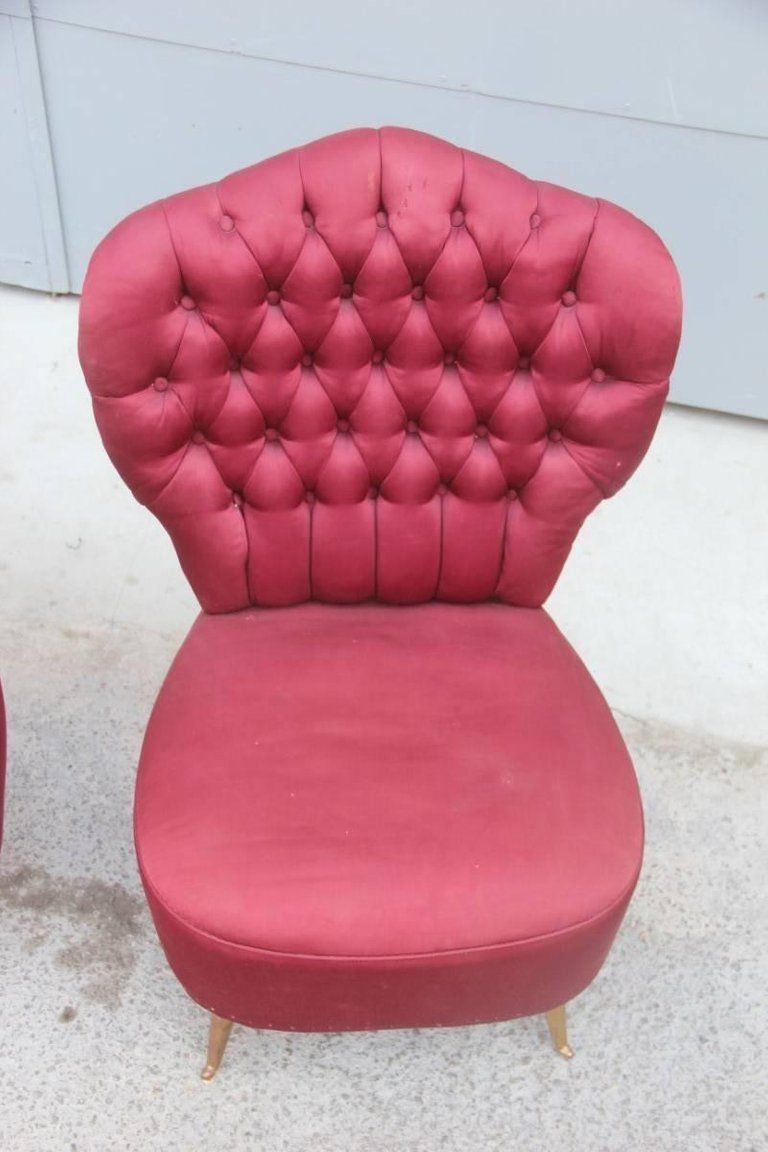 Couple Of Delicious Armchairs 1950s Isa Bergamo photo vinterior