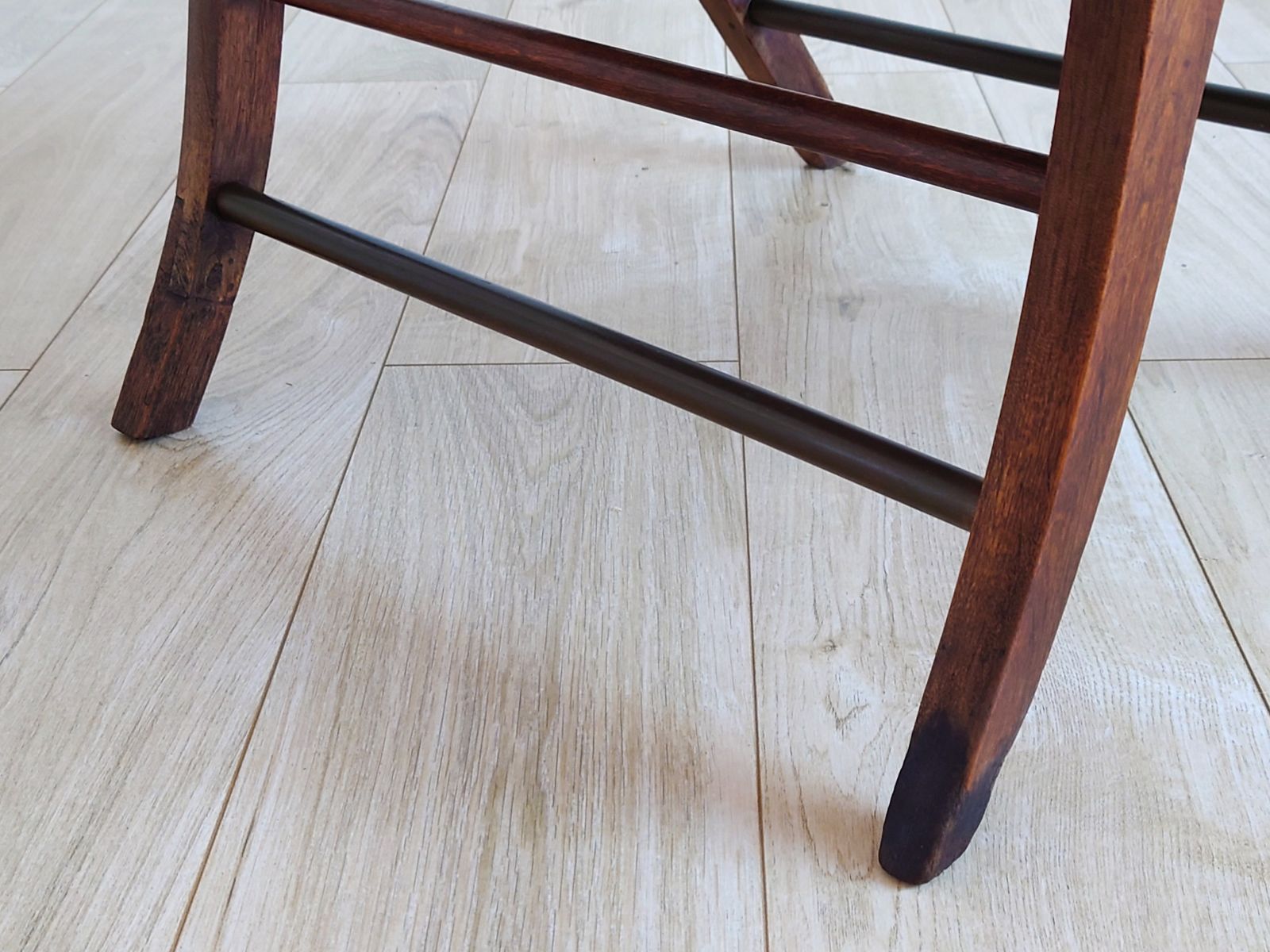 Campaign Chair With Adjustable Upholstered Headrest Circa 1890 X1 photo 700.0