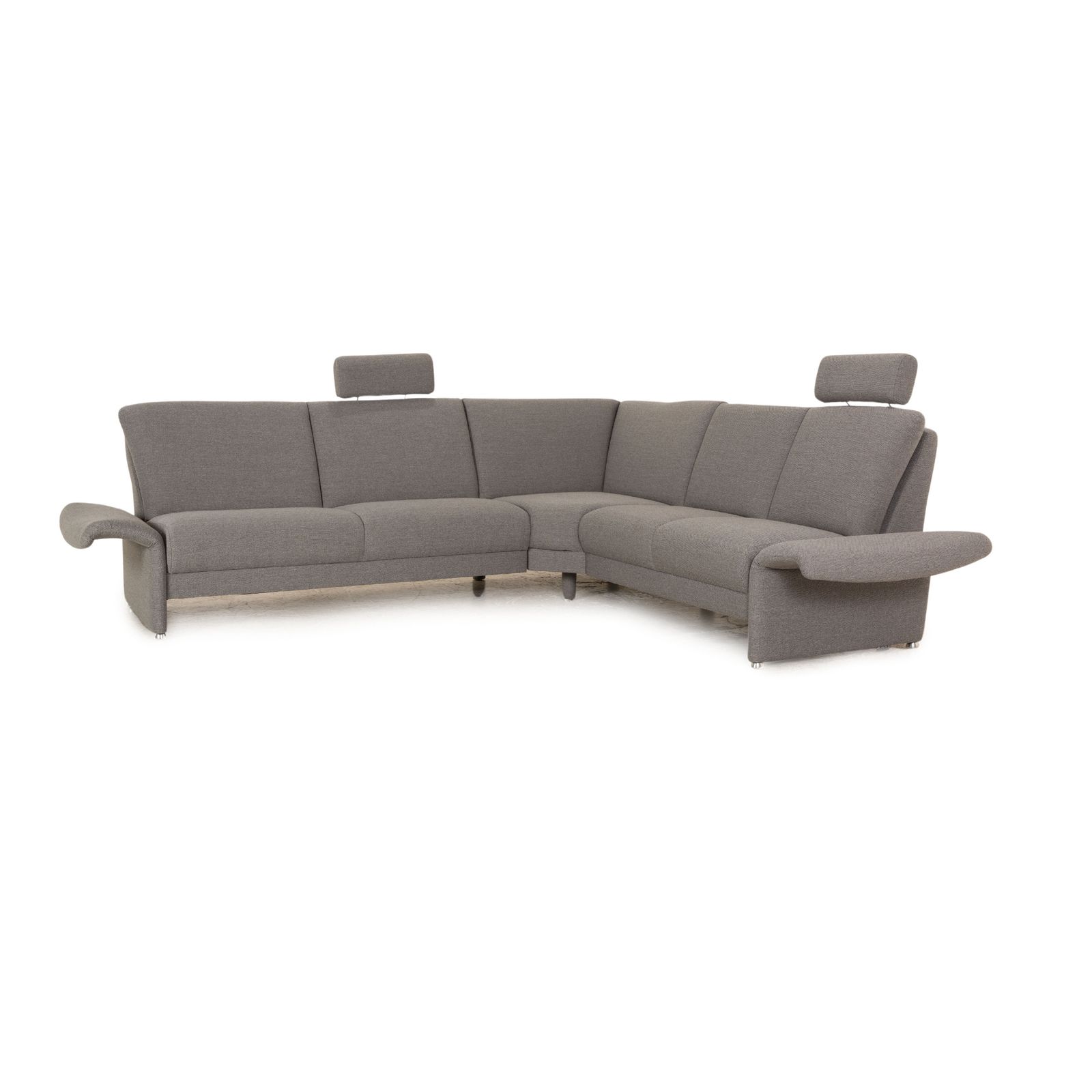 Mondo Luminara Fabric Corner Sofa Gray Manual Function photo for sale