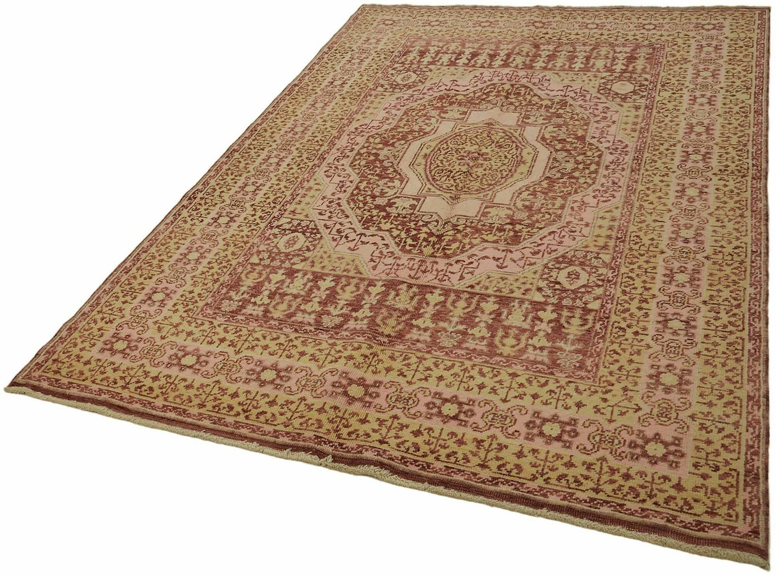 5x8 Beige Oushak Vloerkleed   44459, 2010s photo 1436.0