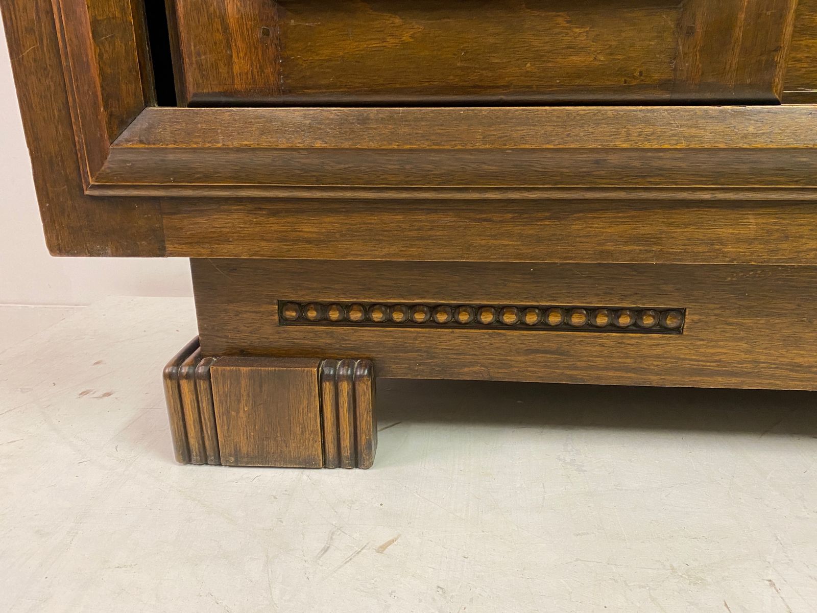 French 1940s Brutalist Oak Sideboard photo furniture