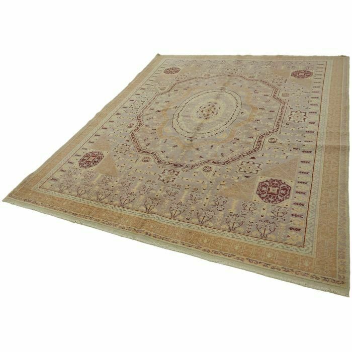 7x9 Beige Oushak Rug   44471, 2010s photo for sale