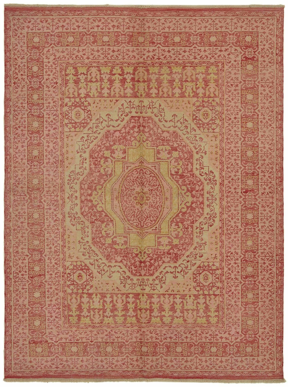 5x7 Red Oushak Rug, Oriental