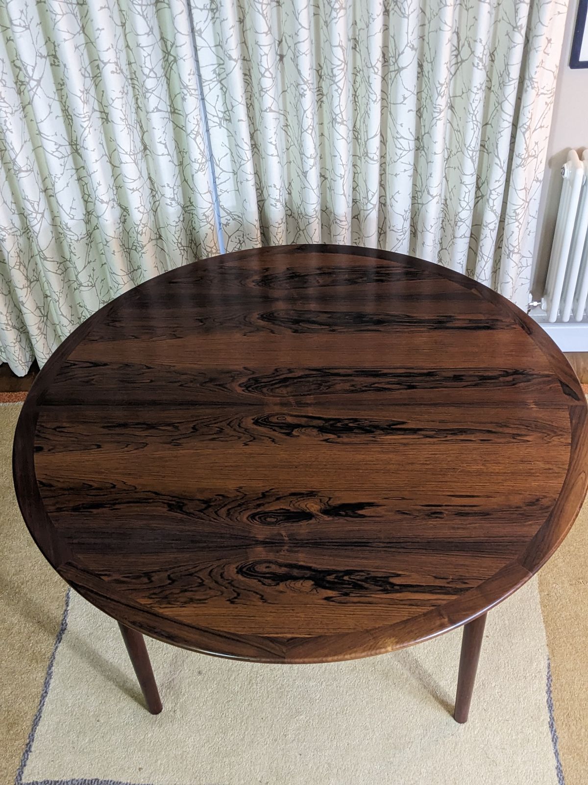 Rare Grete Jalk Rosewood Circular Table Mid Century Danish For Mobelfabrik. Cites Article 10 In Place. photo furniture
