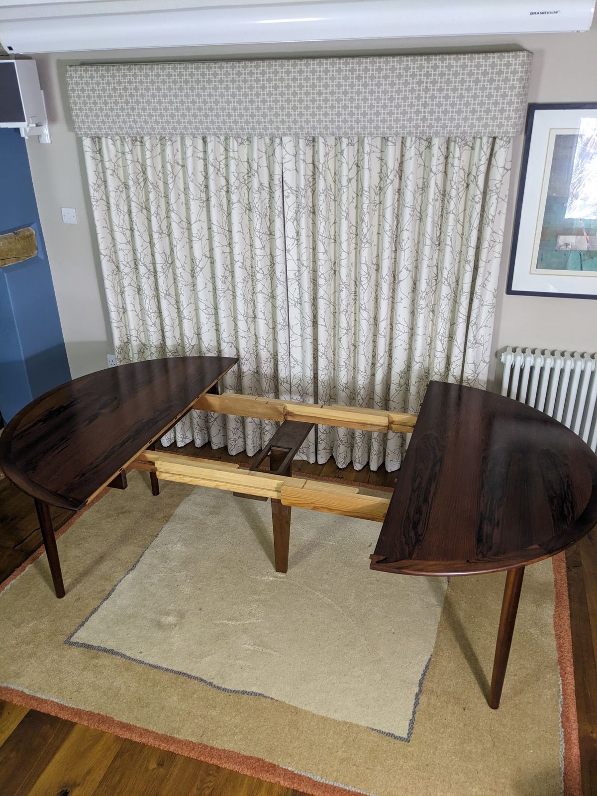 photo vintage Rare Grete Jalk Rosewood Circular Table Mid Century Danish For Mobelfabrik. Cites Article 10 In Place.