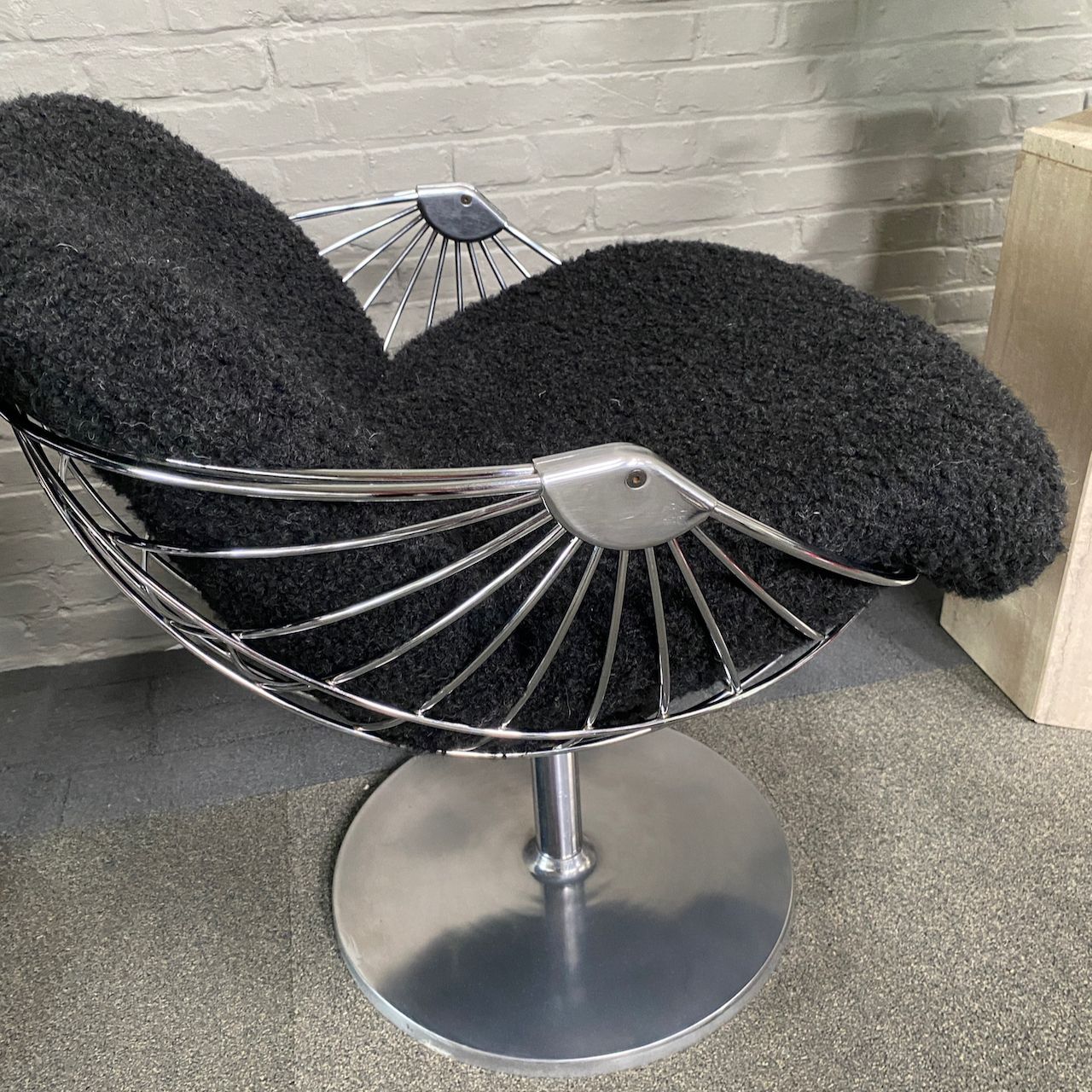 Paar Atomic Ball Chairs Van Rudi Verelst Voor Novalux – België 1974 photo buy