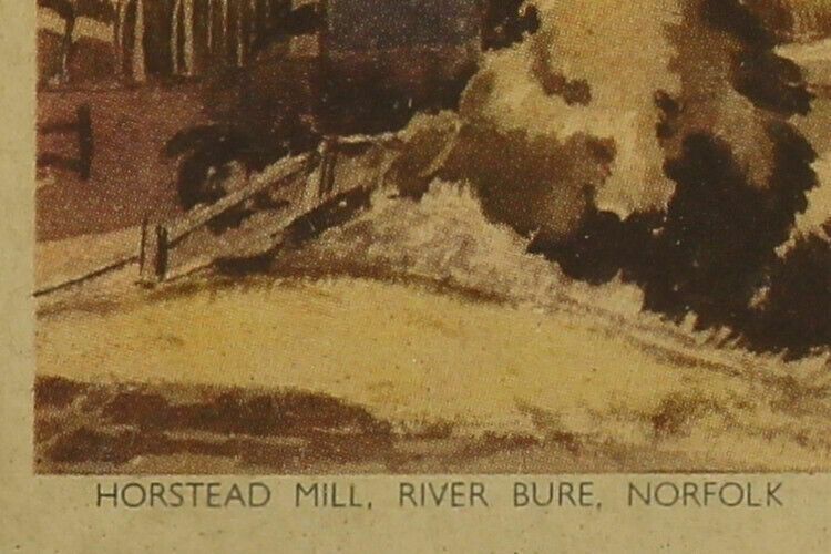 Print From A Watercolour By Leslie L H Moore. Horstead Mill, River Bure, Norfolk photo Art