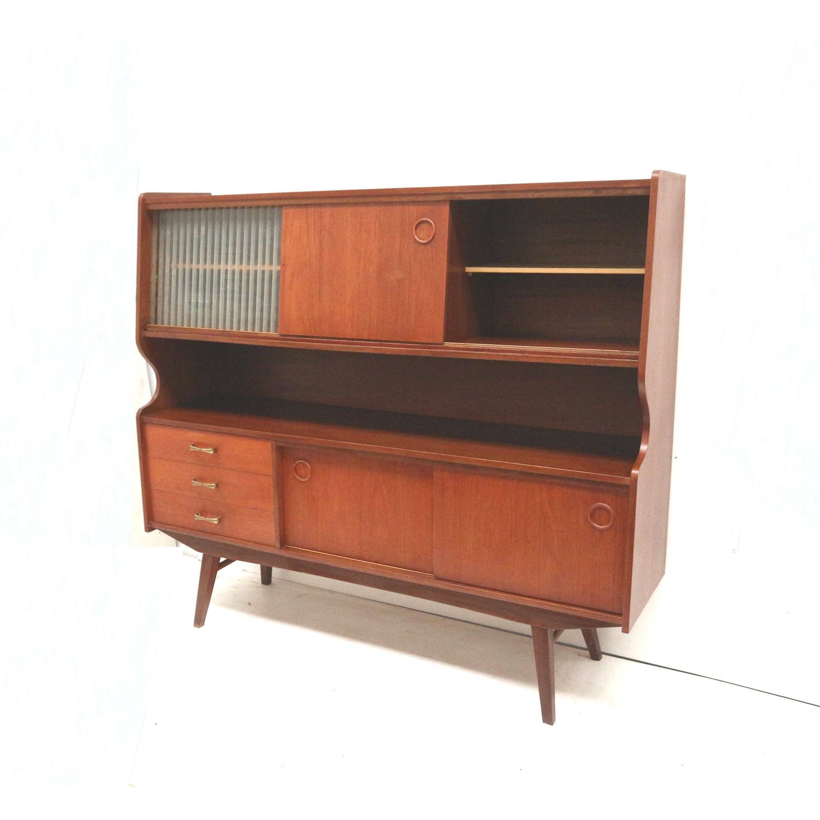 Vintage High Sideboard / Highboard Made In The 1960s photo for sale