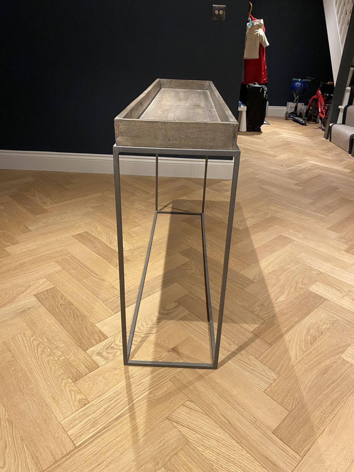 French Connection Wood And Metal Coffee, Side And Console Tables photo for sale