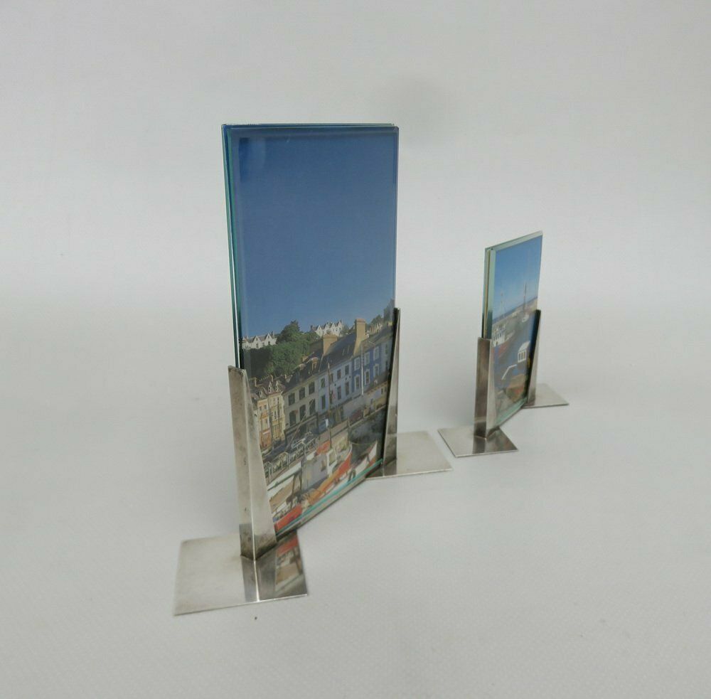 Art Deco Silver Plated Photo Frames From Wmf, 1930s, Set Of 2 photo Home Decor